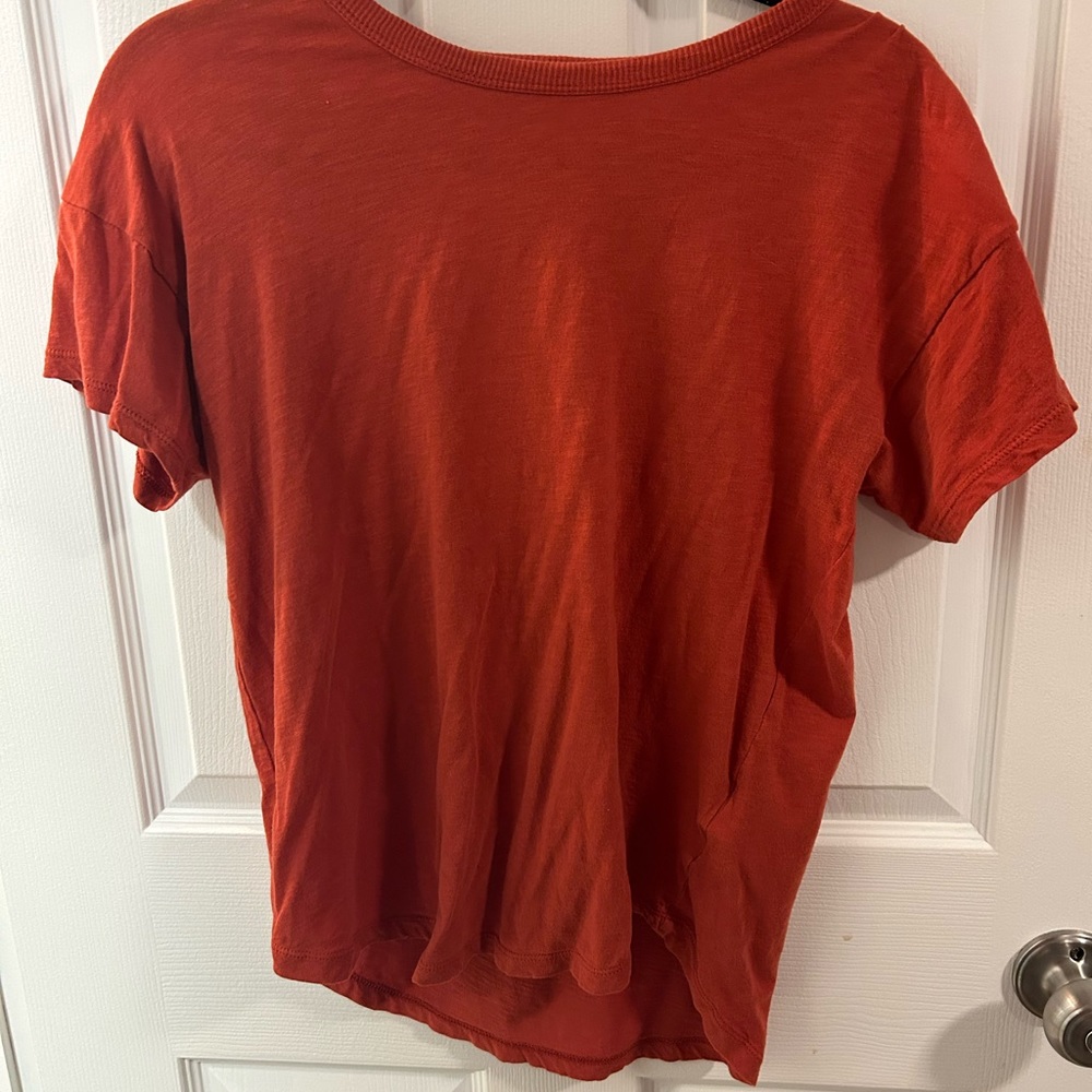 Burnt Orange Madewell T-shirt